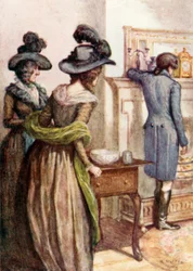Ilustración de Orgullo y prejuicio de Jane Austen